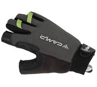 C.A.M.P. Axion Light Fingerless - guanti via ferrata XL Grey/Black unisex Pelle
