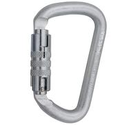 C.A.M.P. - Steel D - Moschettone in acciaio grigio/nero