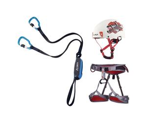 C.A.M.P. Ferrata Sportler Anniversary Set - kit via ferrata Blue/Black