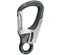 C.A.M.P. Hercules, Moschettone ferrata Unisex Adulto, Nero/Argento, Taglia Unica