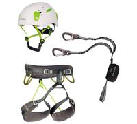 C.A.M.P. - Kit Ferrata Kinetic Rewind Energy CR 4 - Set via ferrata L grigio