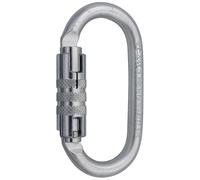 C.A.M.P. - Steel Oval 2 Lock -Stahlkarabiner - Moschettone in acciaio grigio