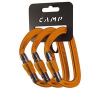 C.A.M.P. Moschettoni a ghiera Orbit Lock Set 3 Alluminio Arancione Unisex