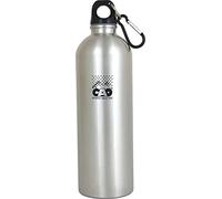 C.A.O. - Borraccia originale 0,75 litri in acciaio INOX - Colore INOX - Larghezza 25 cm - Altezza 25 cm - Diametro ø 10,6 cm