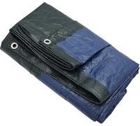 C.A.O. - Teloni in polietilene intrecciato rivestito a 2 lati - Lunghezza 3 m - Larghezza 2 m, verde scuro/blu