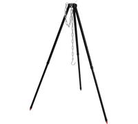 C.A.O. - Treppiede regolabile per fuochi da campo in alluminio anodizzato/cromato - Lunghezza 58 cm (piegato) - Larghezza 9 cm (piegato) - Altezza 8,5 cm (piegato)