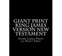 C Alan Martin Giant Print King James Version New Testament (Tascabile)
