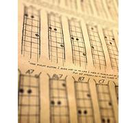 C. B. Gitty Poster accordi per chitarre 3-string Cigar box - all the most popular Chords for Open g Gdg Tuning