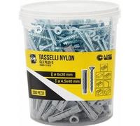 C BARATTOLO 300 TASSELLI NYLON CLX PLUS-S 6X30 C/VITE