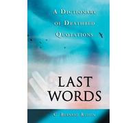 C. Bernard Ruffin Last Words (Tascabile)