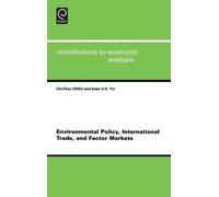 C.C. Chao Environmental Policy, International Trade and Facto (Copertina rigida)