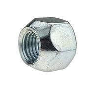 C CARBONADO Dadi per ruota M12 x 1,25, coni, 16 mm, SW19, zincati, per cerchioni in acciaio