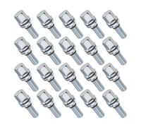 C CARBONADO Modifica del cerchio dei fori, vite di raccordo M12 x 1,25, 28 mm, viti eccentrici compatibili con VW Opel (20)