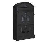 C CASSETTA POSTALE REGIA NERO 9005 25,5X9X41CM