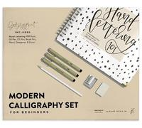 Modern Calligraphy Set for Beginners: A Creative Craft Kit for Adults featuring Hand Lettering 101 Book, Brush Pens, Calligraphy Pens, and More