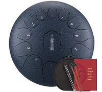 C Chiave Tongue Thumue Drum 12.5 Pollici 13 Note, Per La Mente Del Concerto La Meditazione Di Yoga Di Guarigione, Con Il Bagaglio Di Trasporto, 2 Bacchette, Libro Tutorial, Adesivi Nota, Picks