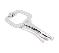 C - Clamp Locking Pliers 7 Inch | 45# Steel Sturdy Clamp for Woodworking/Welding/DIY | Non - Slip Ergonomic Handle | 35mm Large Opening