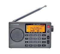 C. Crane CC Skywave SSB 2 AM, FM, onde corte, NOAA Weather + Alert, banda di aviazione VHF scansionabile e bande laterali piccole radio portatili a batteria da viaggio include adattatore antenna SW
