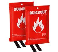 C CRYSTAL LEMON - Coperta antincendio, coperta antincendio, coperta di emergenza per la sopravvivenza di emergenza, copertura di sicurezza per cucina, coperta in fibra di vetro, 39 x 39 cm