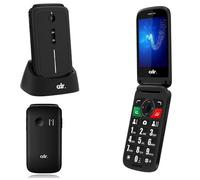 C D R Cellulare CDR C50, Dual sim 2G GSM Quad band, adatto a tutti gli operatori, colore NERO, Tasto SOS di emergenza, Bluetooth