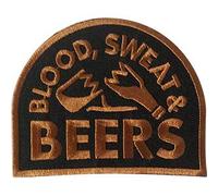 C&D Visionary Blood Sweat & Beers - Sew Iron on, Embroidered Original Artwork - Patch - 2.8" X 3.4"