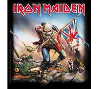 C&D Visionary Iron Maiden - Adesivo con bandiera britannica, colore: rosso e nero