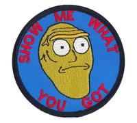 C&D Visionary Rick & Morty Show Me What You Got Patch, blu, rosso, giallo