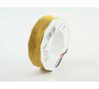 C.E. Pattberg 2742520-423 Nastro in Organza, Poliestere, Oro, 25mm-20m