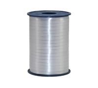 C.E. PATTBERG Nastro colore argento, rotolo nastro regalo, lungh. 500 m, largh. 5 mm, per decorare, abbellire pacchetti di Natale e pacchi regalo in ogni occasione