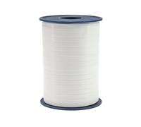 C.E. PATTBERG Nastro colore bianco puro, rotolo nastro regalo, lungh. 500 m, largh. 5 mm, per decorare, abbellire pacchetti di Natale e pacchi regalo in ogni occasione