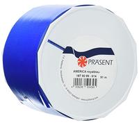 C.E. PATTBERG Nastro colore blu reale, rotolo nastro regalo, lungh. 91 m, largh. 90 mm, per decorare, abbellire pacchetti di Natale e pacchi regalo in ogni occasione