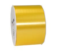 C.E. PATTBERG Nastro colore giallo, rotolo nastro regalo, lungh. 91 m, largh. 90 mm, per decorare, abbellire pacchetti di Natale e pacchi regalo in ogni occasione