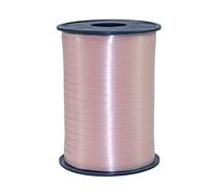C.E. PATTBERG Nastro colore rosa tenue, rotolo nastro regalo, lungh. 500 m, largh. 5 mm, per decorare, abbellire pacchetti di Natale e pacchi regalo in ogni occasione