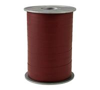C.E. Pattberg Nastro regalo - bordeaux opaco, 200 m nastro in Paperlook per confezionare regali, 10 mm di larghezza, creare bellissime decorazioni floreali e baby shower, nastri pastello palloncini - per ogni occasione