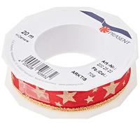 C.E. Pattberg Präsent - Arktis - Nastro con Filo e Stampato, 25 mm di Larghezza, 20 m di Lunghezza