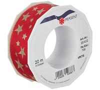 C.E. Pattberg Präsent - Arktis - Nastro con Filo e Stampato, 40 mm di Larghezza, 20 m di Lunghezza