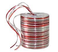 C.E. Pattberg Präsent - Nastro in Rafia di Rafia biodegradabile, 50 m, Colore: Rosso