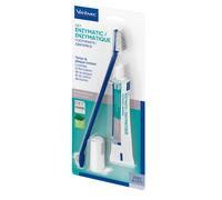 Virbac Kit Dentifricio Enzimatico + Spazzolino Per Cane/Gatto 1