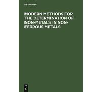 C. Engelmann Modern Methods for the Determination of Non-Meta (Copertina rigida)