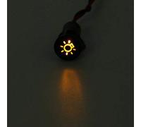 C-FUNN 12 V 24 V 36 V 14 Mm Simbolo LED Cruscotto Pannello Segnale di Avvertimento Indicatore Luminoso Lampada Barca per Auto - 028