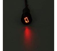 C-FUNN 12 V 24 V 36 V 14 Mm Simbolo LED Cruscotto Pannello Segnale di Avvertimento Indicatore Luminoso Lampada Barca per Auto - 007