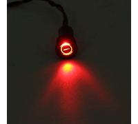 C-FUNN 12 V 24 V 36 V 14 Mm Simbolo LED Cruscotto Pannello Segnale di Avvertimento Indicatore Luminoso Lampada Barca per Auto - 009