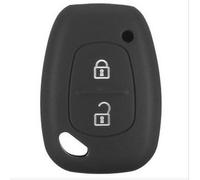 C-FUNN 2 Soft Button Custodia in Silicone Smart Key FOB Custodia per Renault Kangoo Master Trafic - Nero