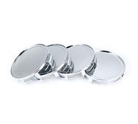 C-FUNN 4Pcs 75Mm/69Mm Sliver Car Auto Ruota Centro Mozzo Copertura cap per Benz SLK Una Classe