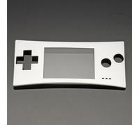 C-FUNN Sostituzione Frontale Guscio Frontalino Cover Caso per Nintendo Gameboy Micro Gbm - Argento