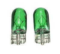 C-FUNN Una Coppia 12V 3W T10 501 W5W Lampadine per Cruscotto con Indicatore di Direzione Laterale per Auto - Verde