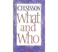 C. H. Sisson What and Who (Tascabile)
