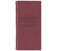 C. H. Spurgeon Morning And Evening - Matt Burgundy (Rilegato in ecopelle)