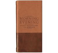 C. H. Spurgeon Morning And Evening - Matt Tan/Burgundy (Rilegato in ecopelle)