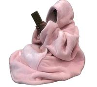 C Hello Cloud Coperta oversize con cappuccio, Felpa Wearable Blanket, rosa in morbido pile Sherpa Comfy Snuggle,Gaint Fluffy Jumper reversibile,Taglia unica per tutti gli adulti